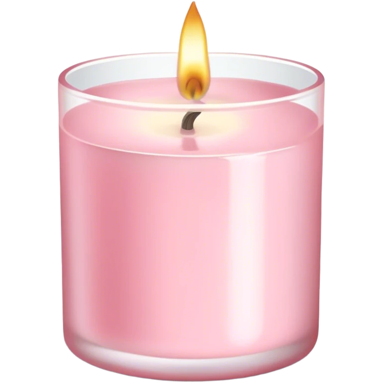 Bath and body works light pink candle emoji