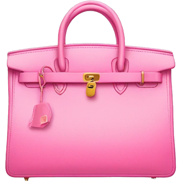 Pink Birkin bag emoji
