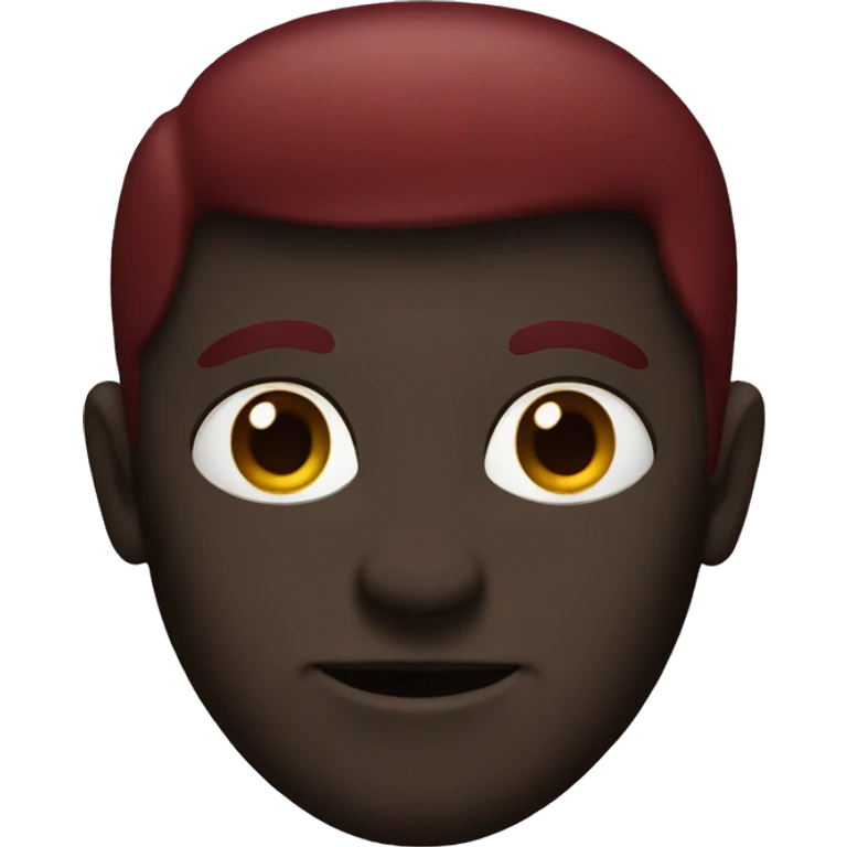 Dark red emoji