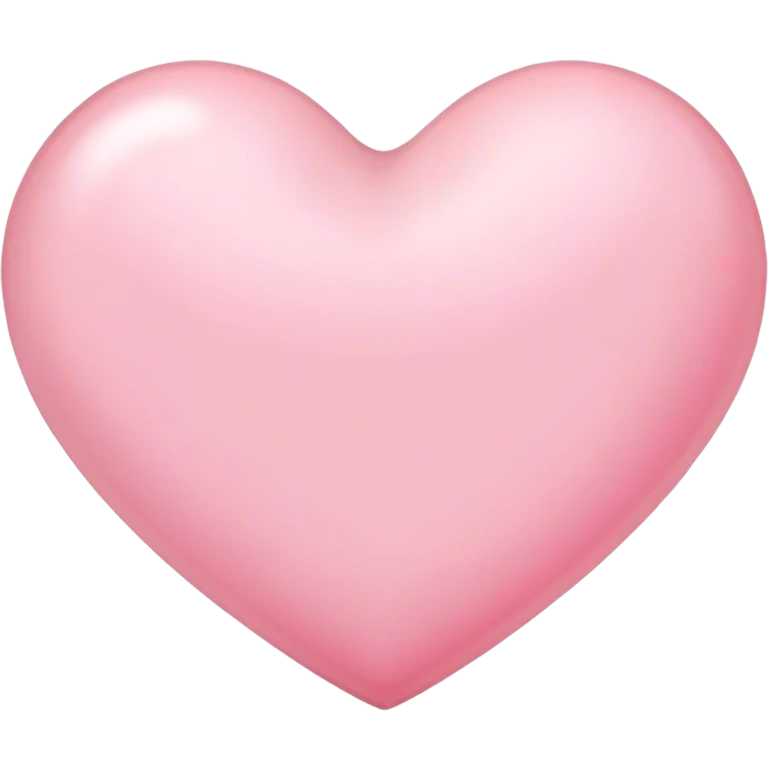 Light pink heart emoji