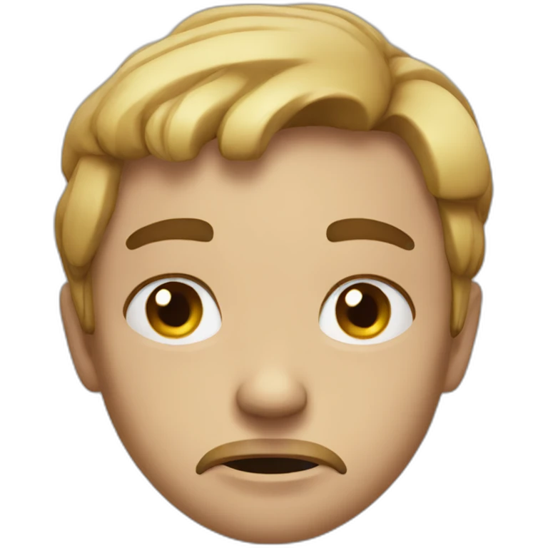 unhappy emoji