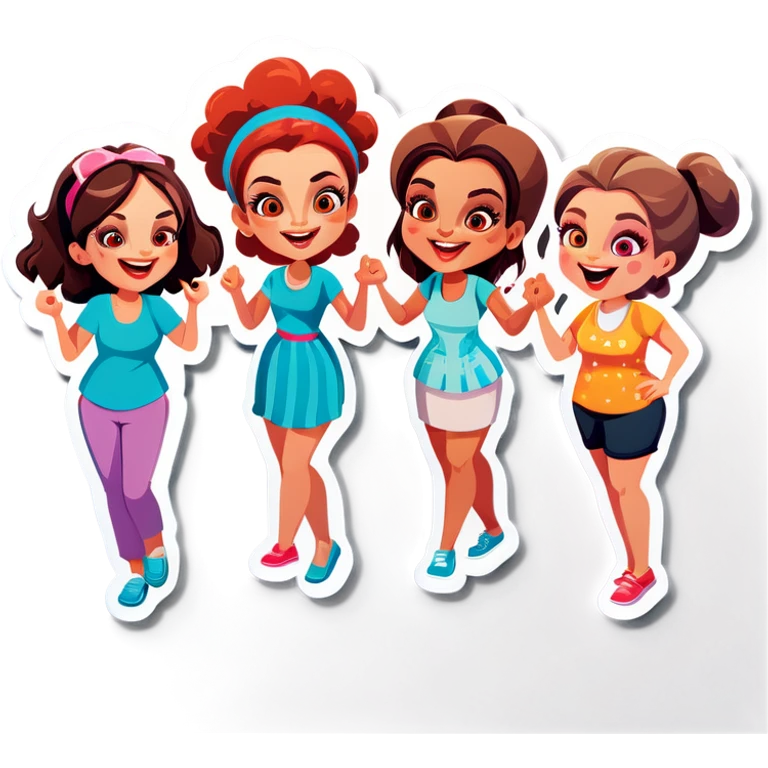 Crazy group of women emoji