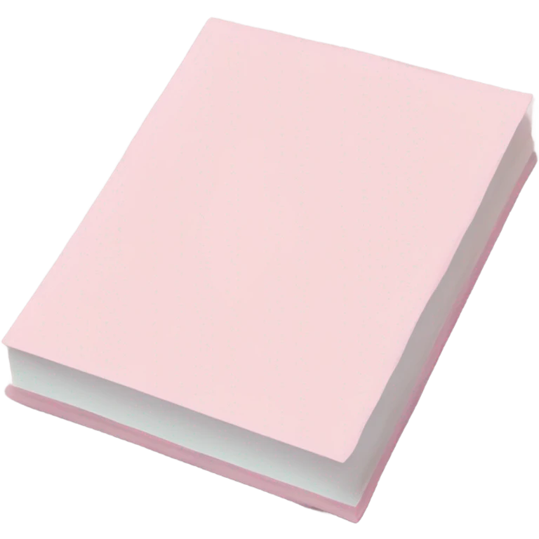 Pastel pink notepad  emoji
