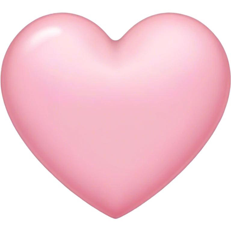light pink heart emoji