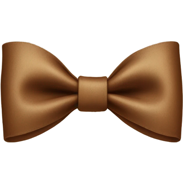 Brown bow emoji
