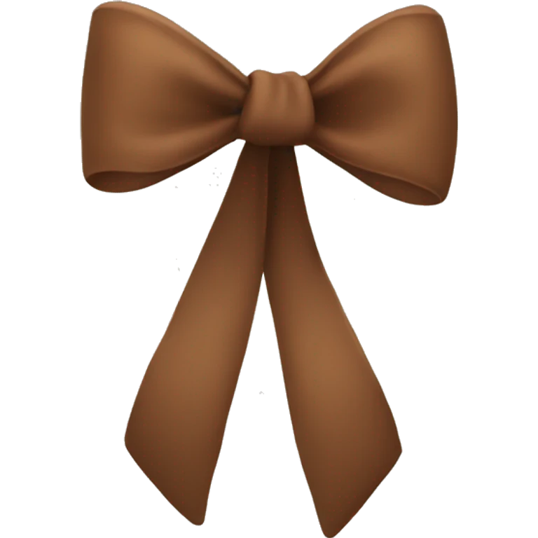 brown bow emoji