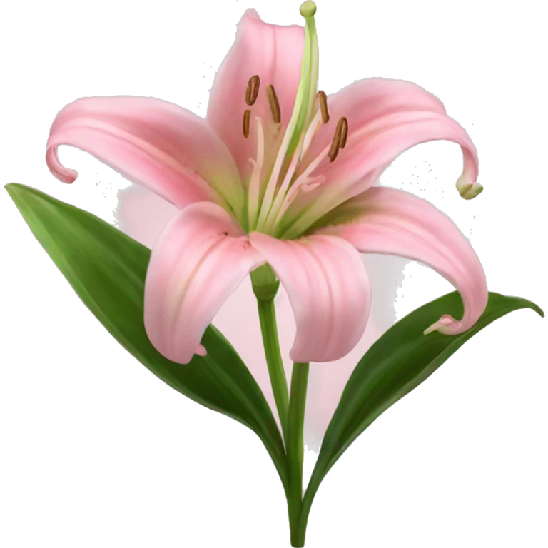 light pink lilium emoji