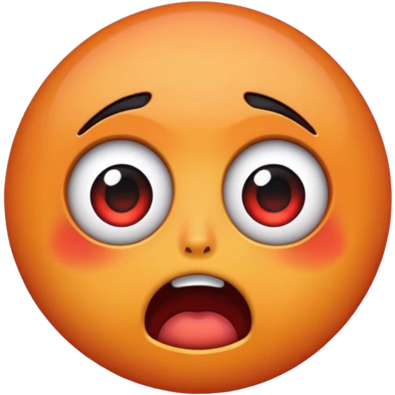 Scared emoji