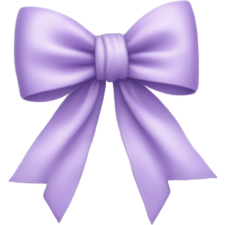 Lilac bow emoji