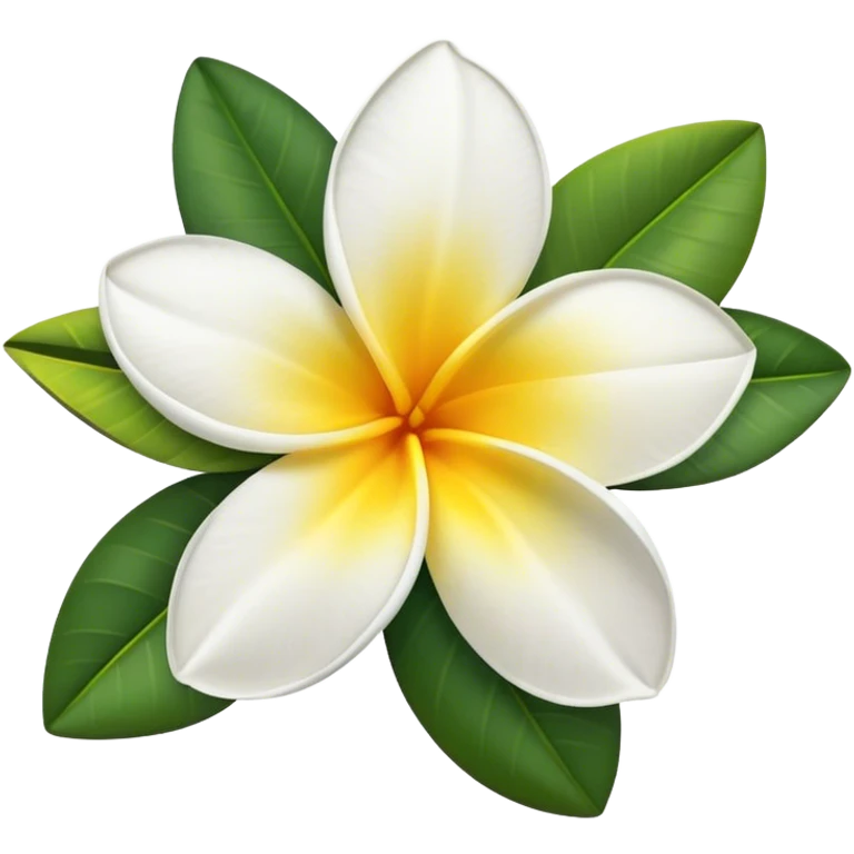 frangipani flower emoji