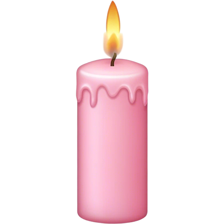 Light pink candle  emoji