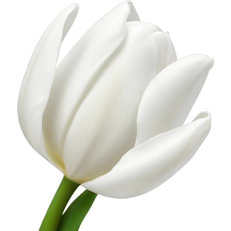 White tulips emoji
