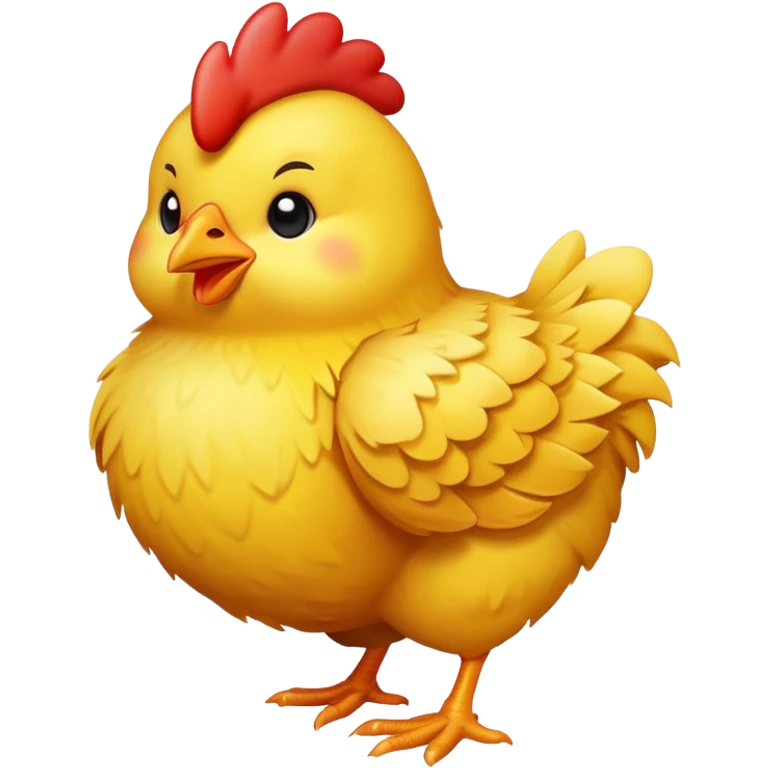 cute cartoon chicken emoji