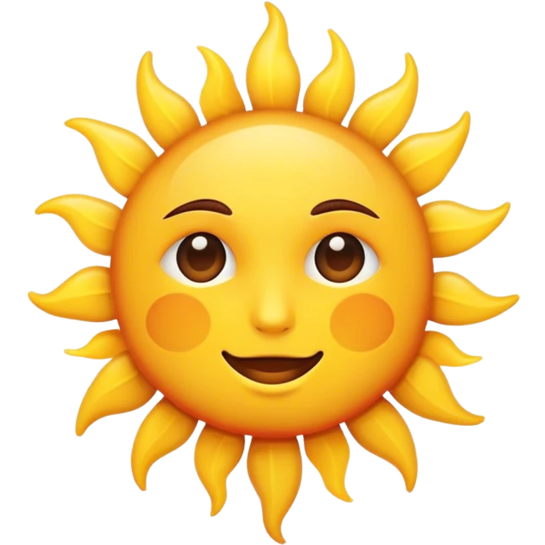 Sun emoji