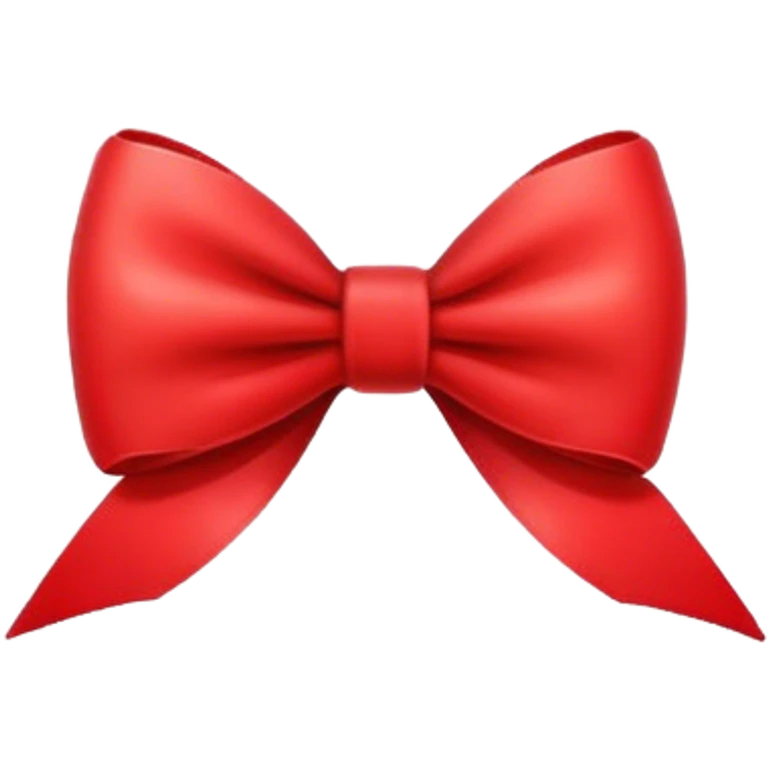 Red bow emoji
