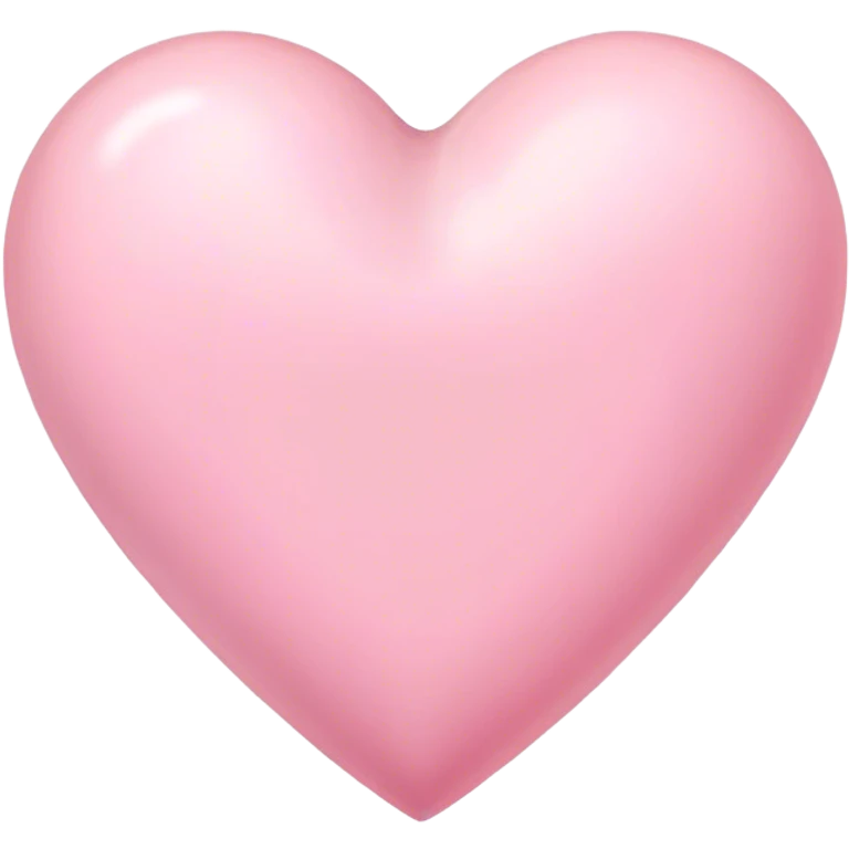Pastel pink heart emoji