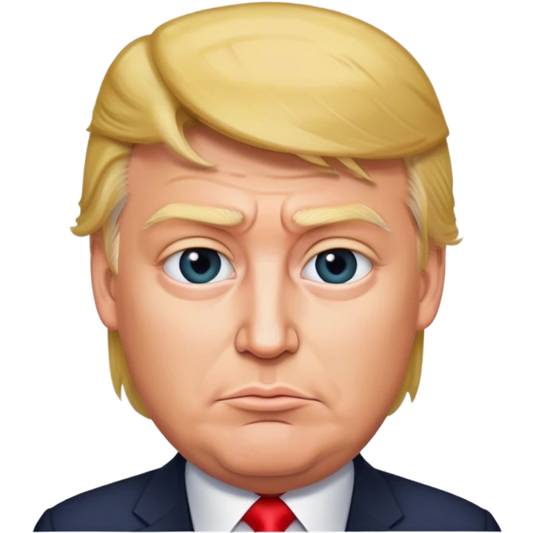 The photorealistic Trump emoji