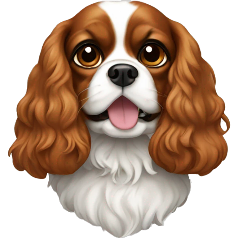King Charles cavalier emoji