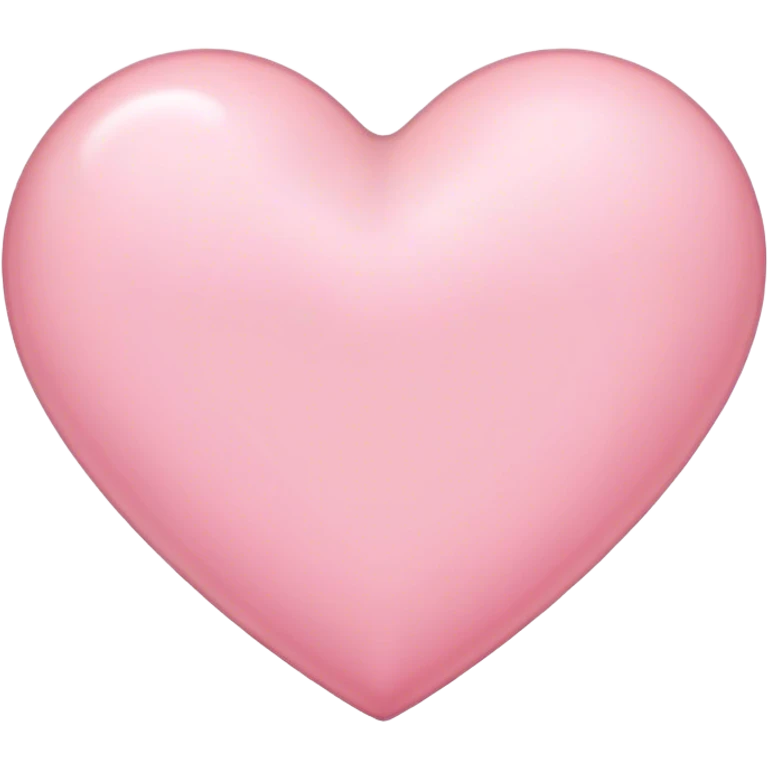 light pink heart emoji
