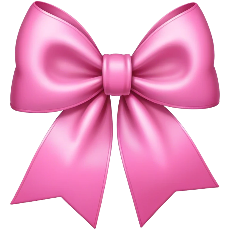 Pink bow emoji