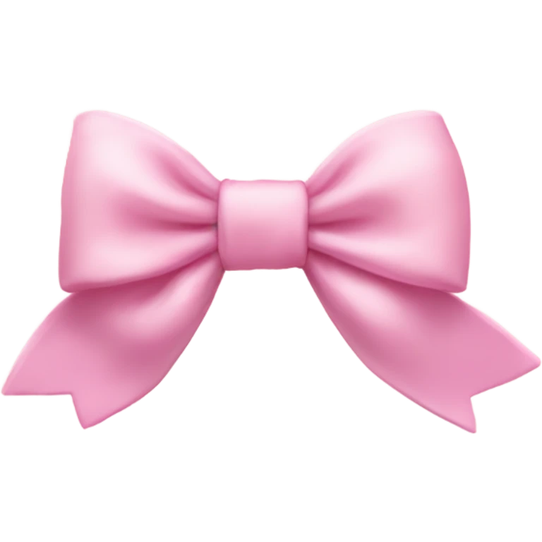 baby pink bow emoji