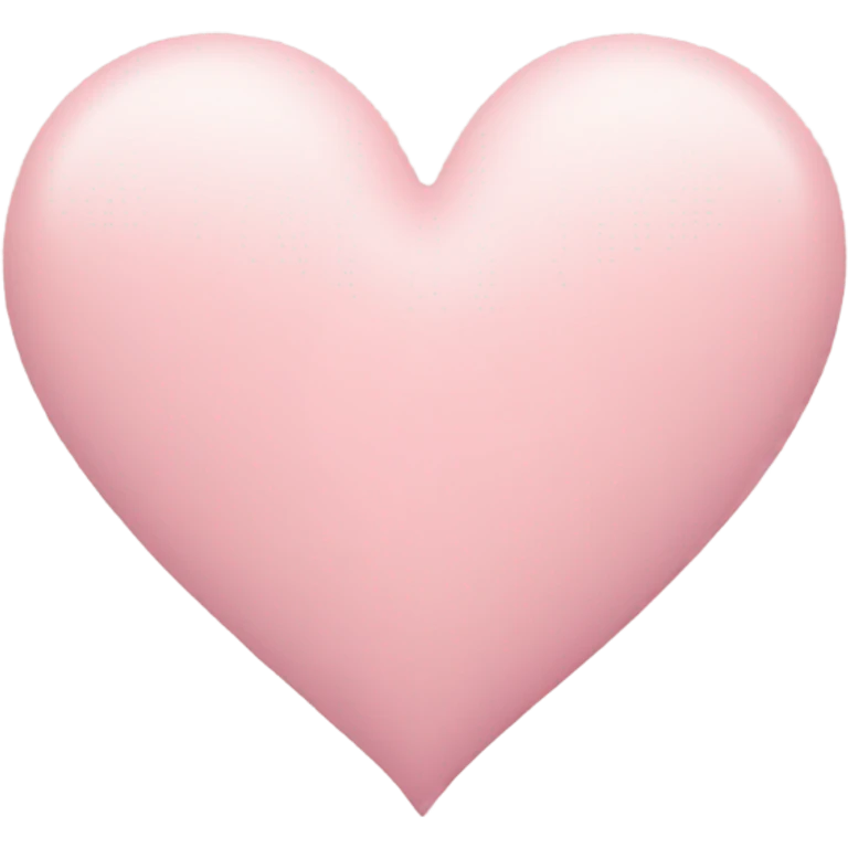 pastel pink heart emoji