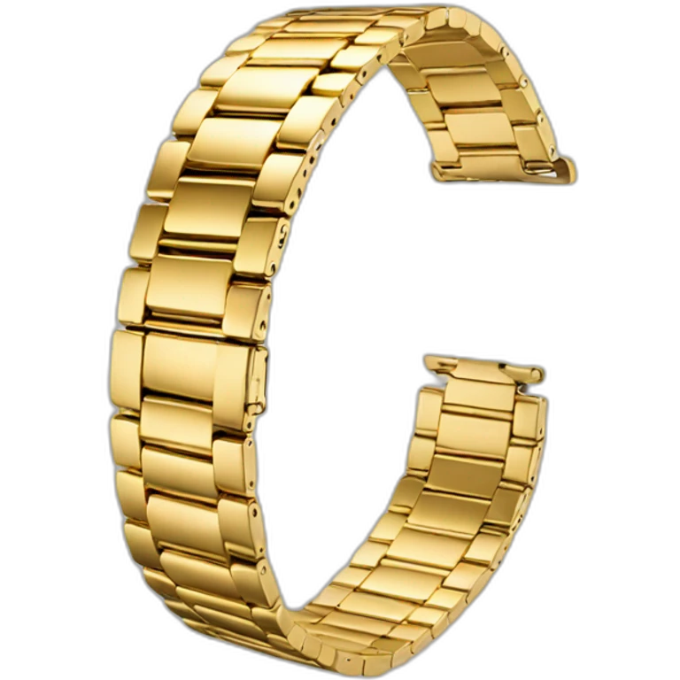 gold metal watch band emoji