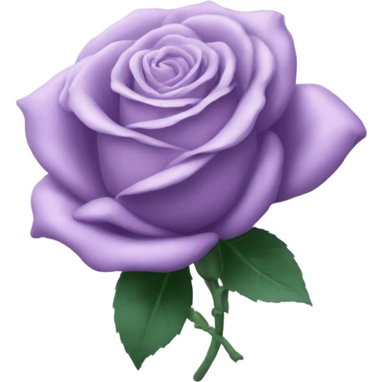 Lilac rose emoji