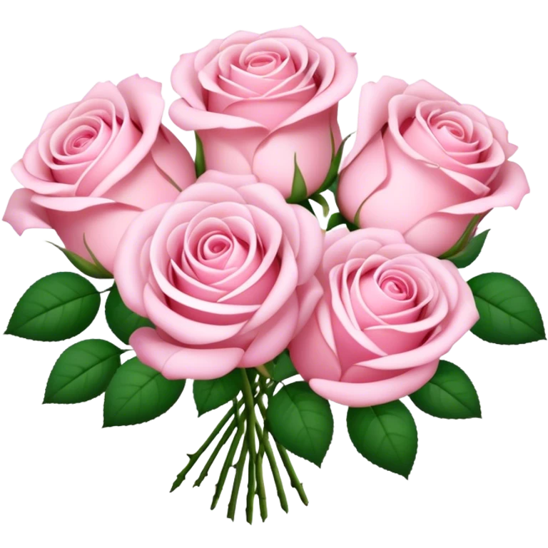 Wedding “Bouquet of light pink  flowers” emoji