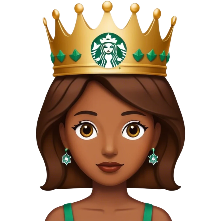 starbucks queen emoji