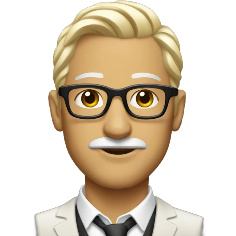 portrait of a stylish man emoji