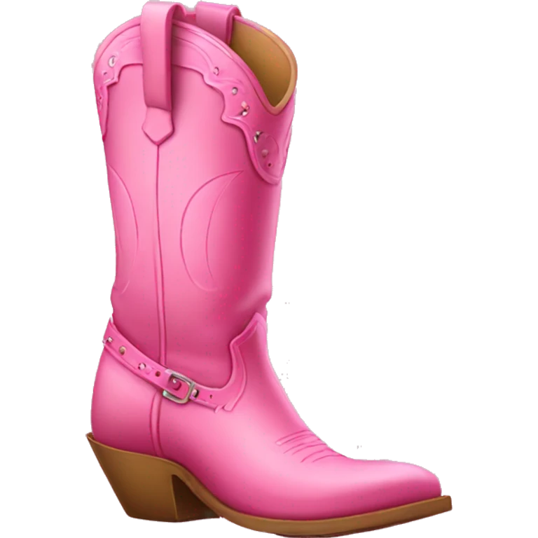 pink cowgirl boots emoji
