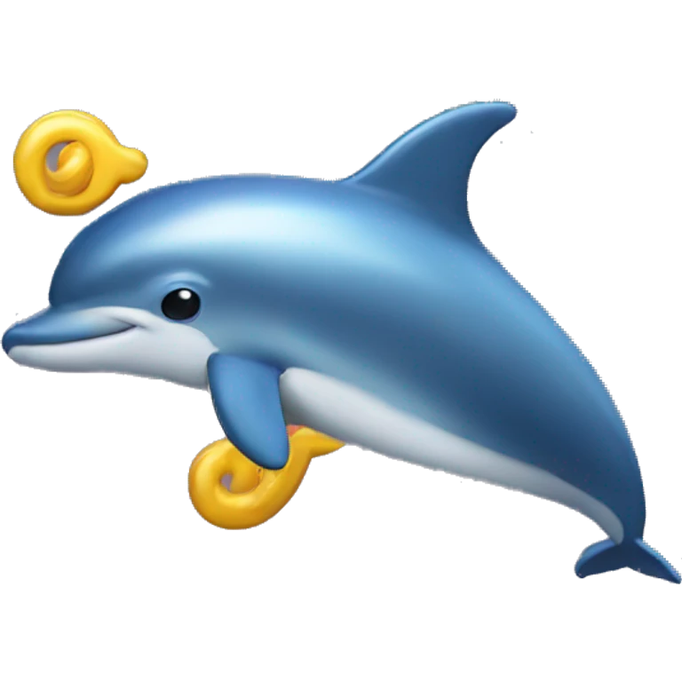 delfin con lazo emoji