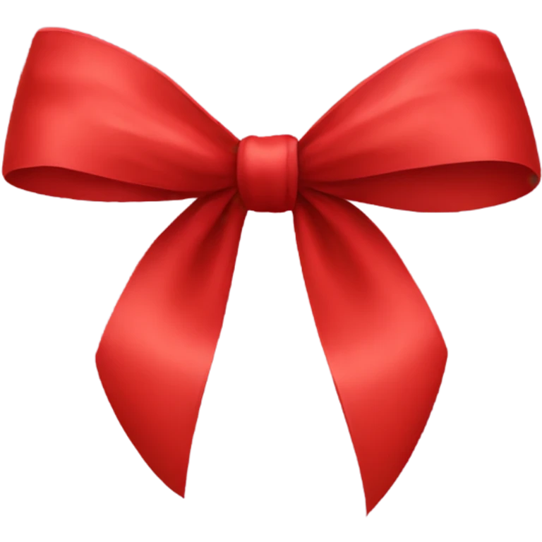 Red bow emoji