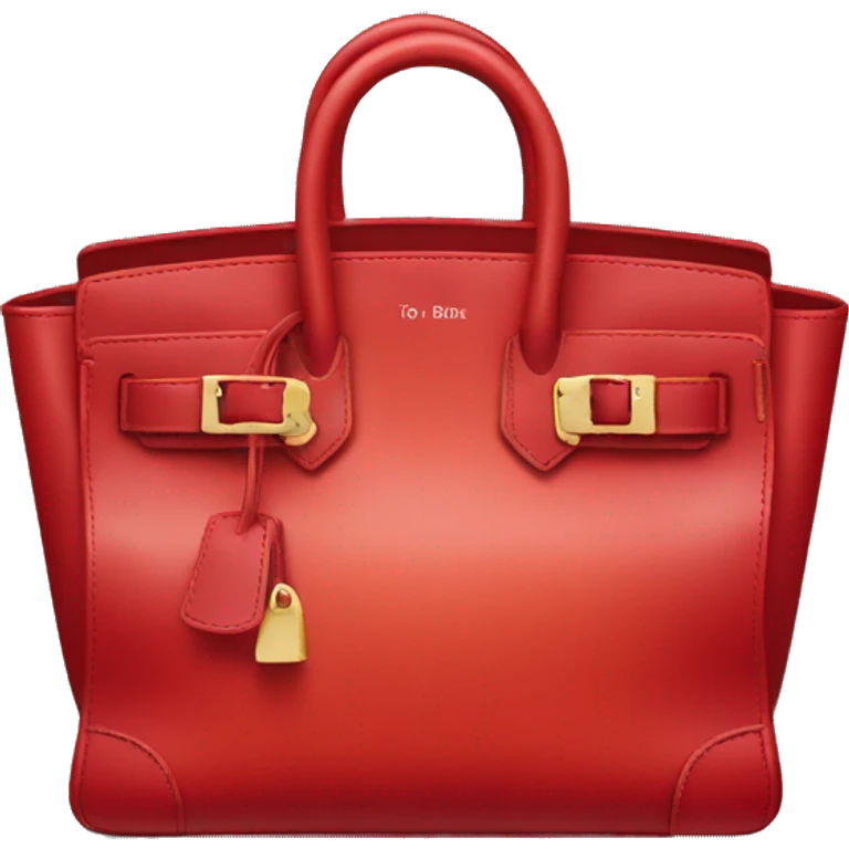 red birkin bag emoji