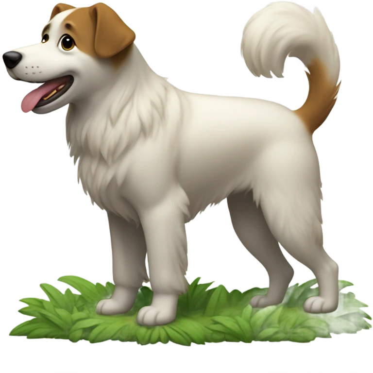 dog pooping emoji