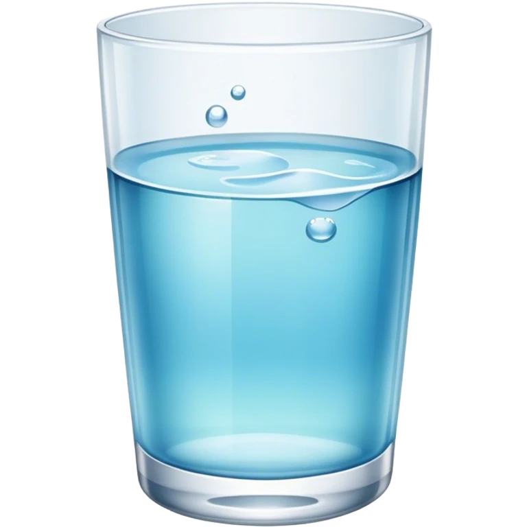 glass of water emoji