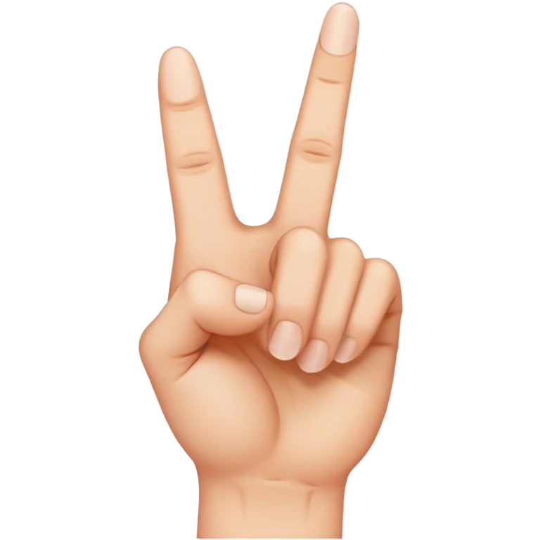 Middle finger emoji