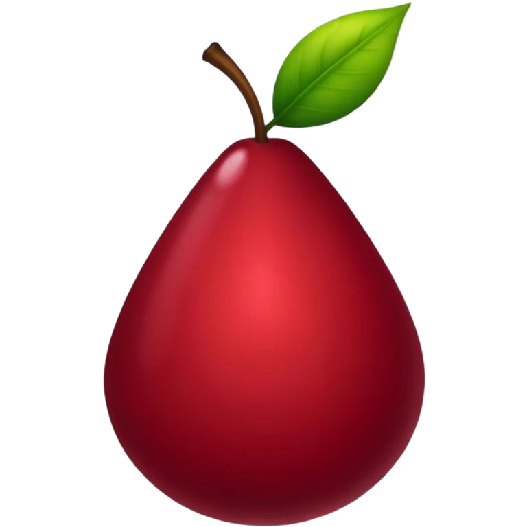 Dark red emoji
