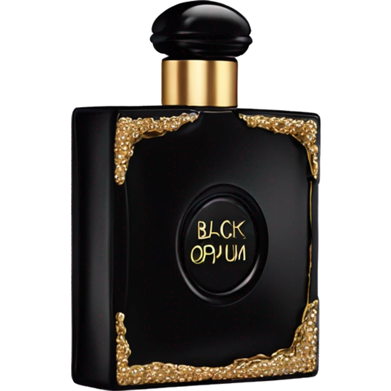 YSL black opium perfume emoji