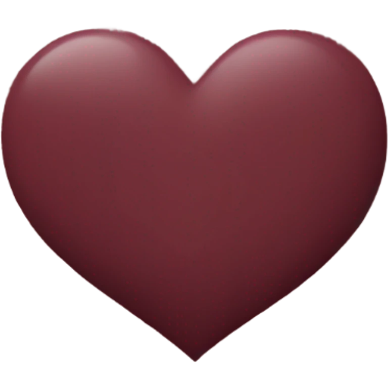 Maroon heart emoji