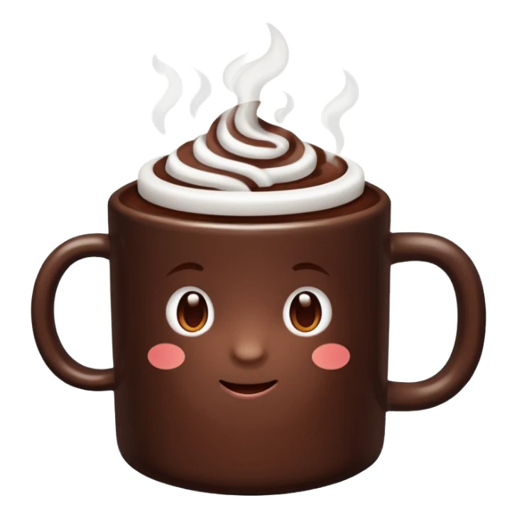 Hot chocolate sticker