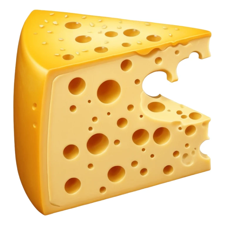 Cheese with a toupe sticker