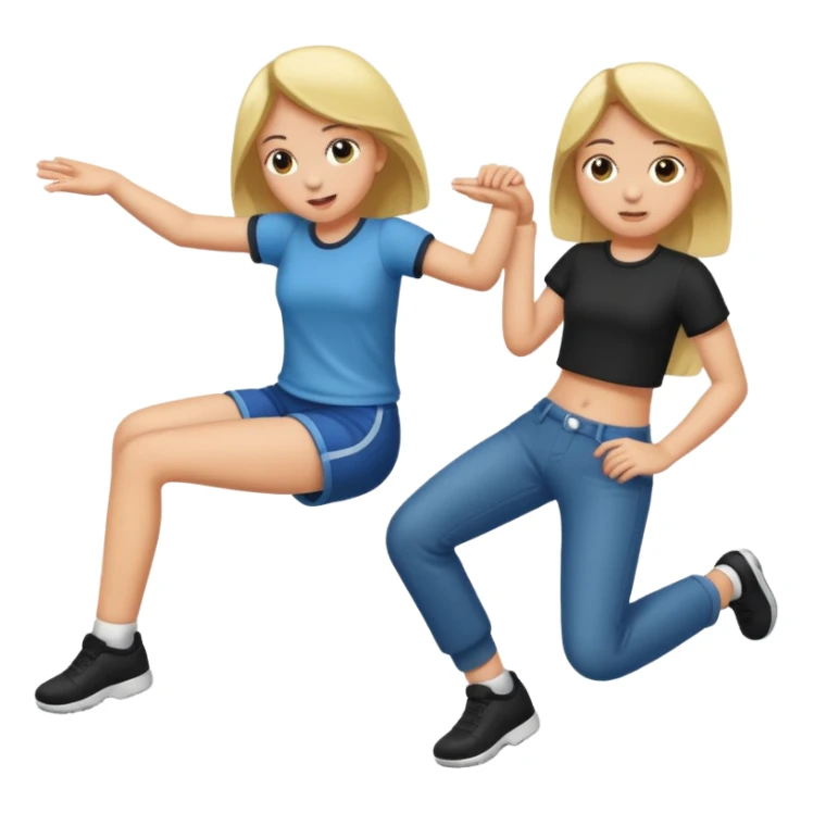 girl hip thrusting a boy sticker