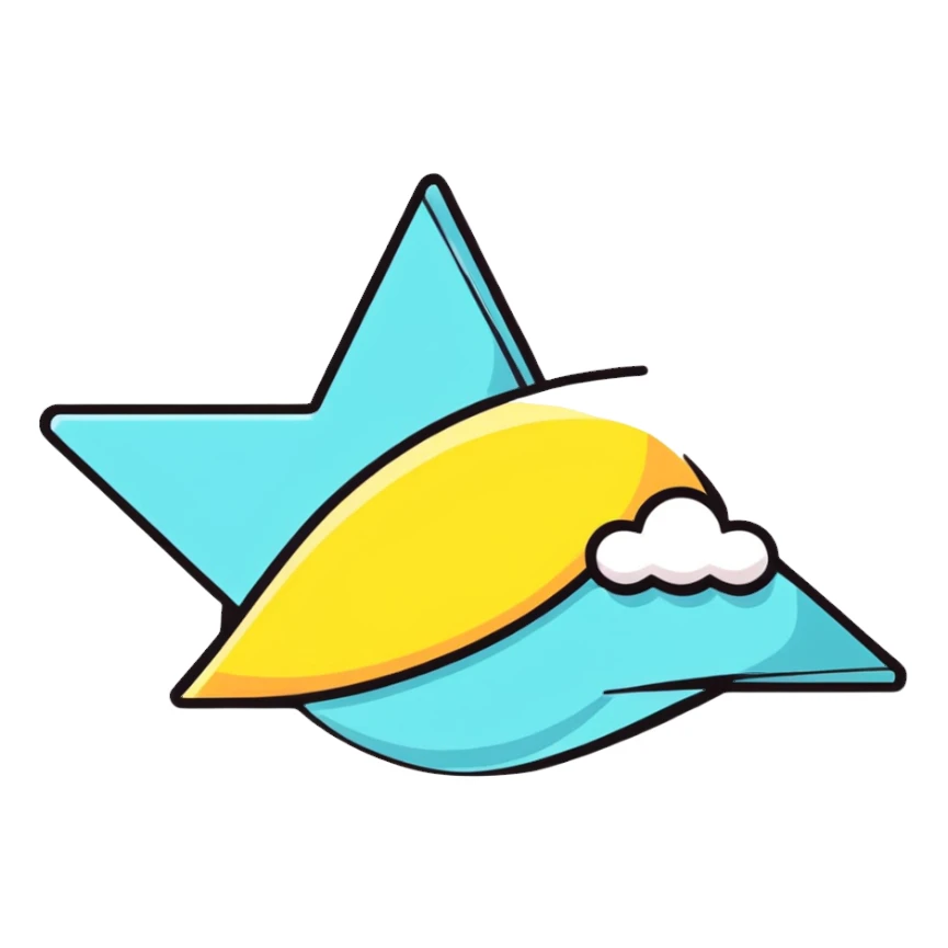 Good morning star shine  sticker