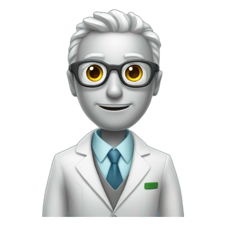 Robot Professor sticker