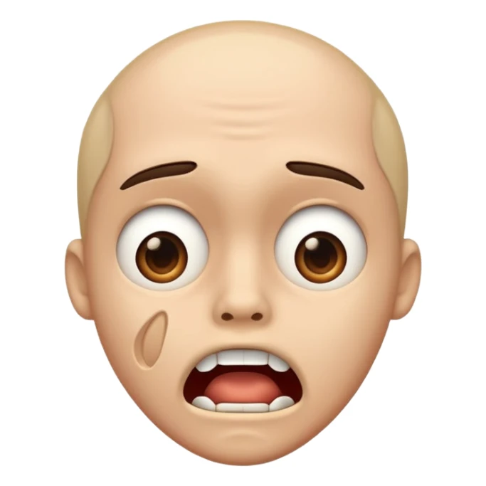 Jaw on the floor  sticker