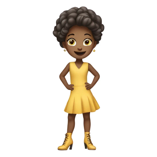 Kid wearing heels sticker