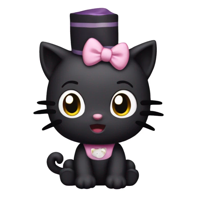 Hello kitty character kuromi sticker