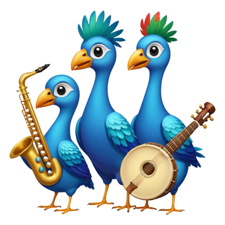 bird as Musicians sticker